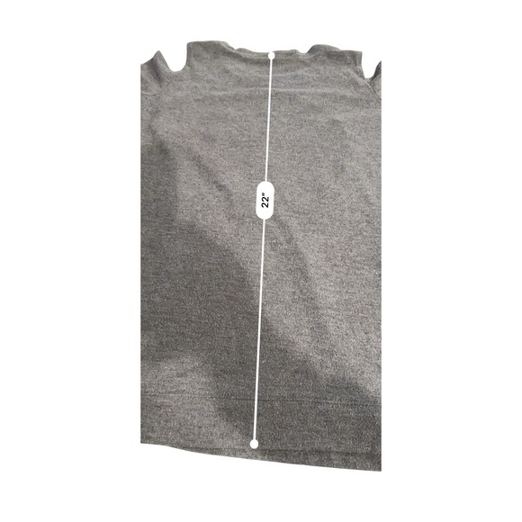 Jessica Simpson Shirt Womens M Gray Moon Sequin Long Sleeve Open Shoulder - Picture 8 of 8